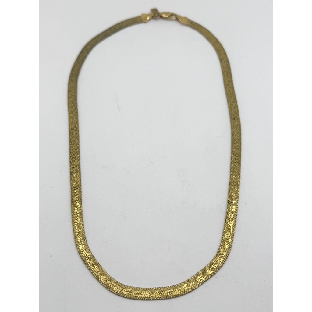 Vintage Lady Remington Gold Floral Chain Necklace 55$
